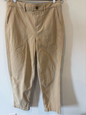 J. Crew Women’s Straight-leg crop jean in garment-dyed denim